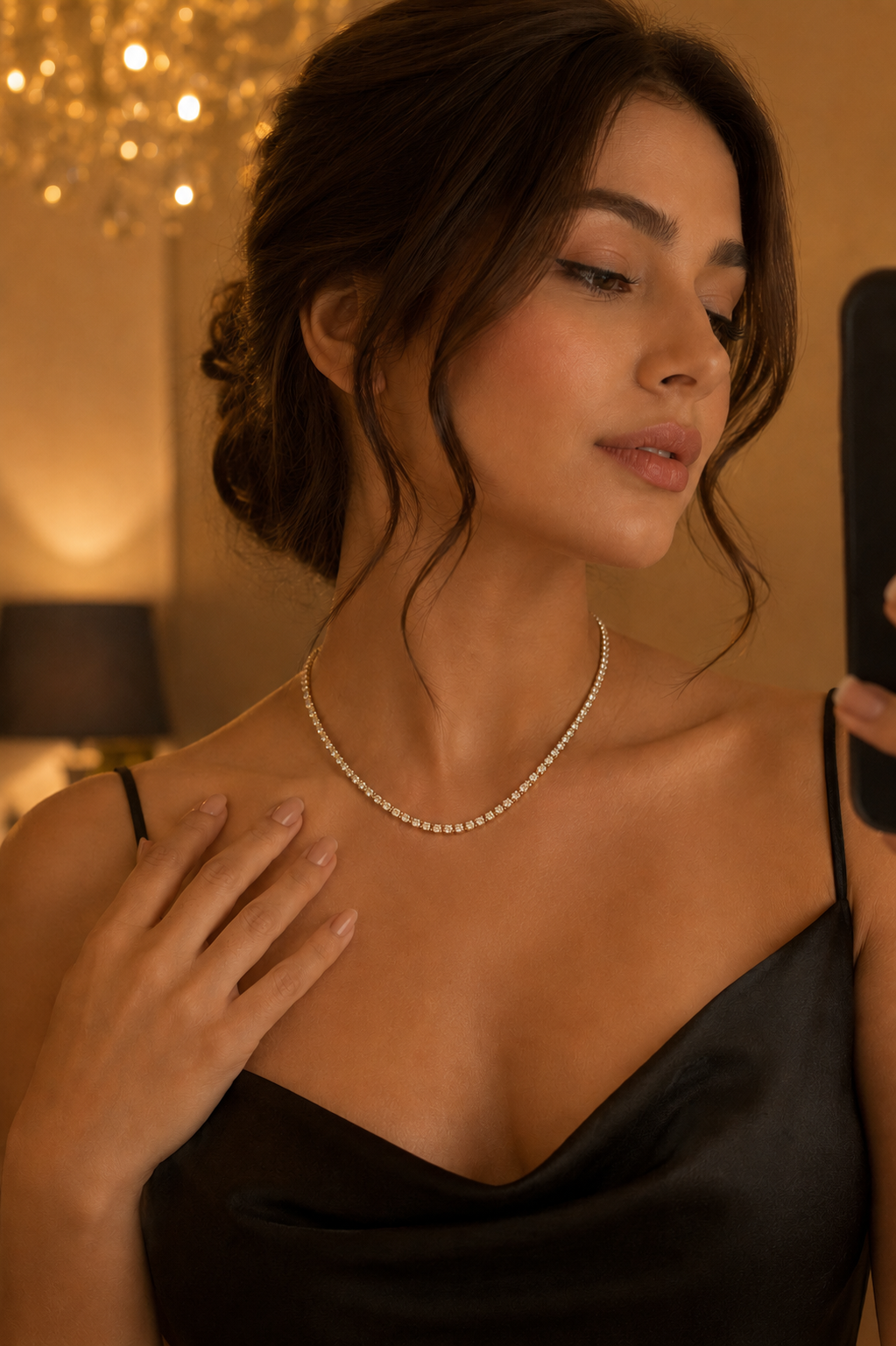 ✨ Evoraa Crystal Aura Necklace