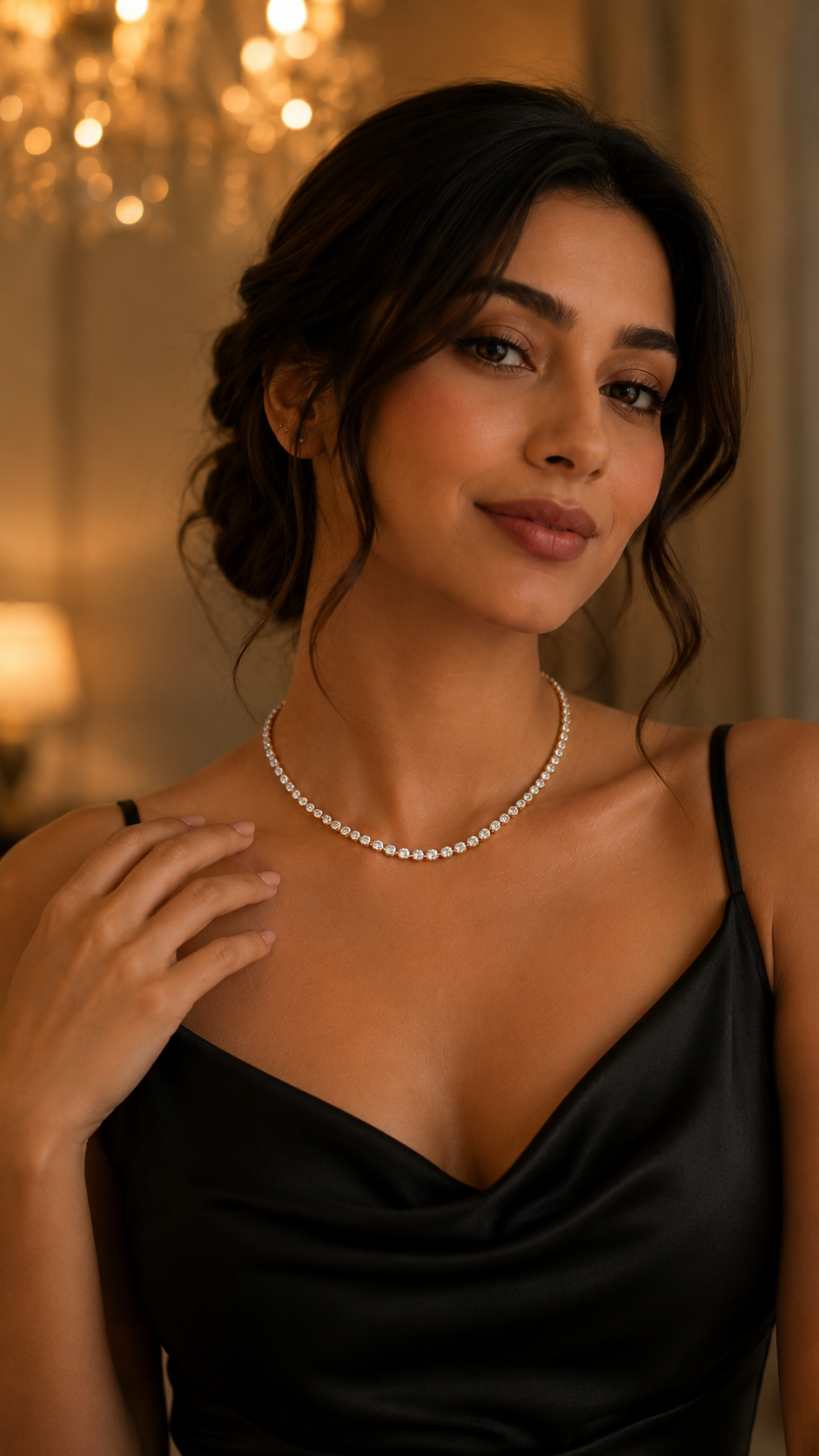 ✨ Evoraa Crystal Aura Necklace