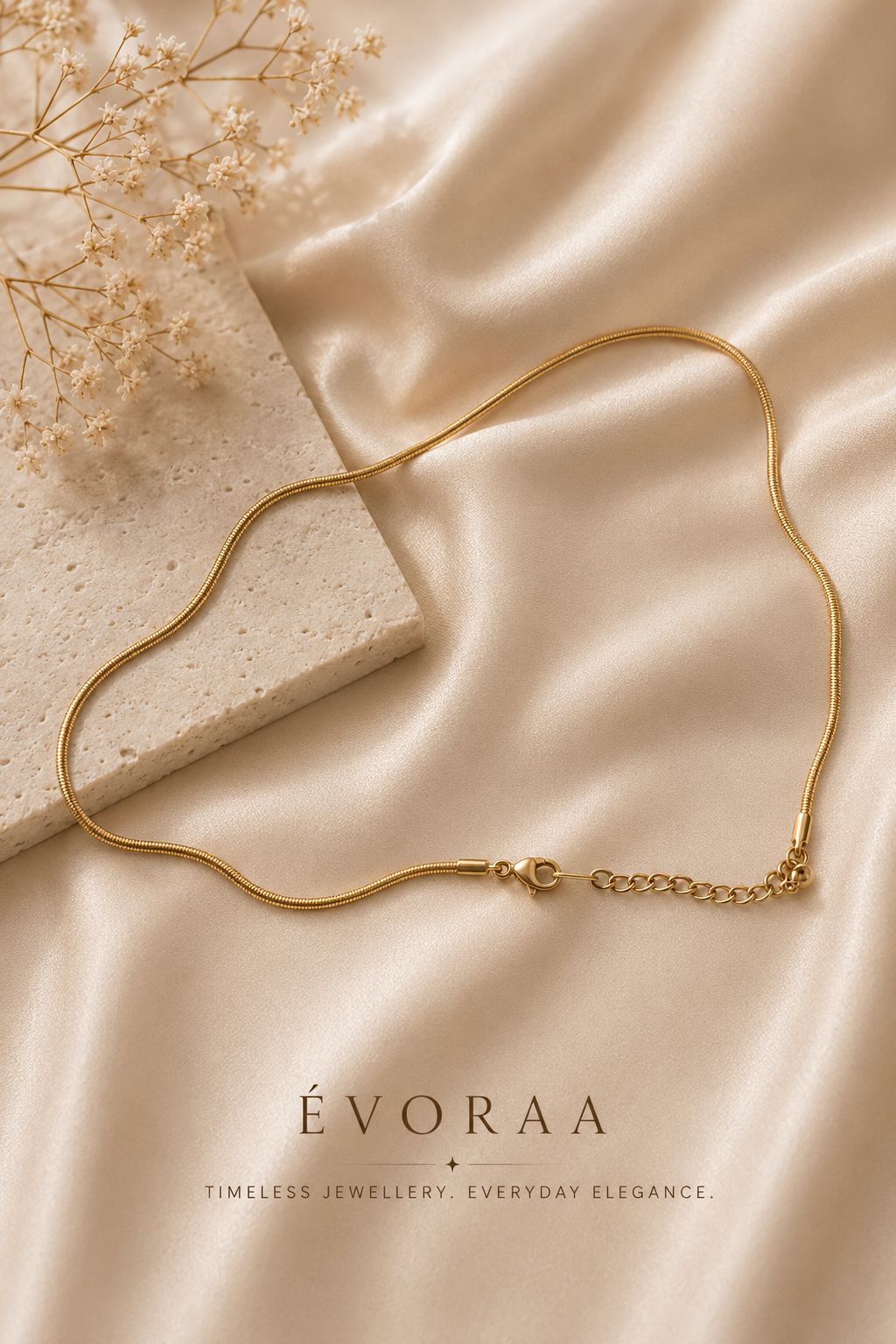 ÉVORAA Luna Snake Chain ✨