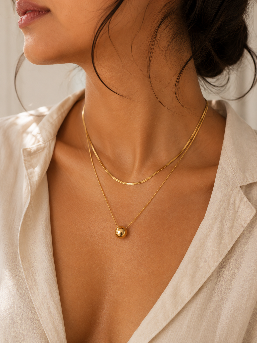 EVORAA Luna Layered Necklace