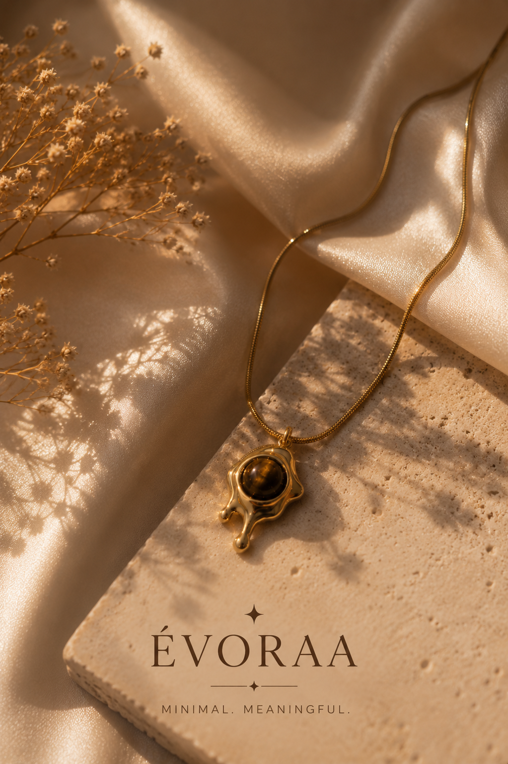 ÉVORAA Tiger Eye Charm