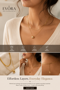 EVORAA Luna Layered Necklace